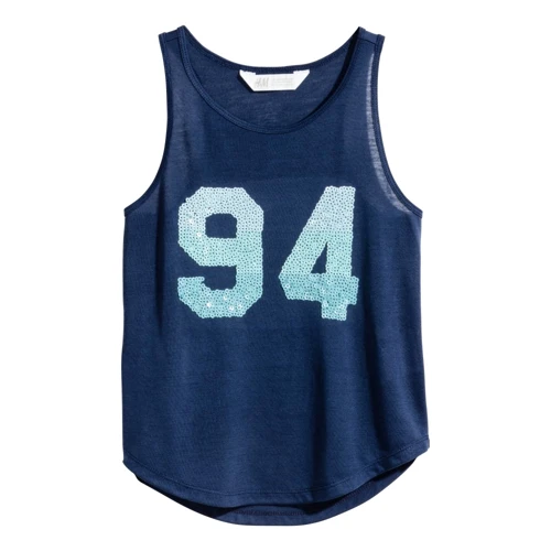 Майка H & M 7Z5069066 158-164 см синя