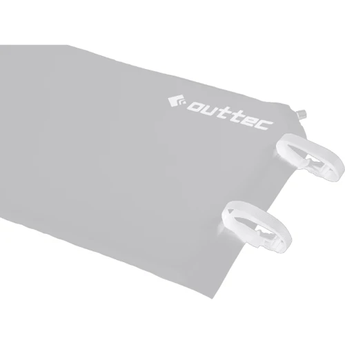 Самонадувающийся коврик Outtec с подушкой гладкий серый (5907766662846): Цвет серый