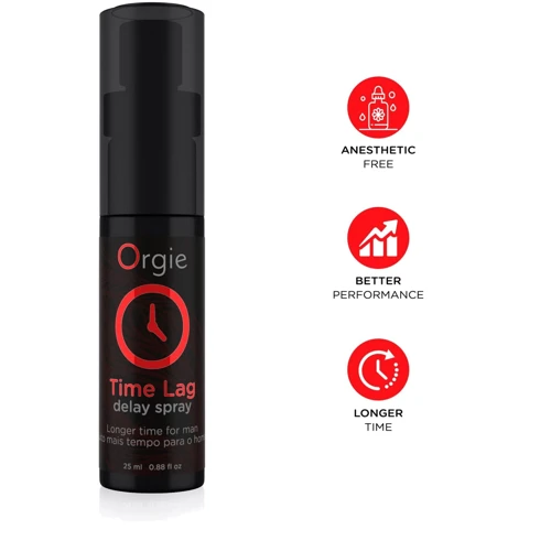 Спрей-пролонгатор Orgie Time Lag Delay Spray, 25 мл, без анестетиков, с пантенолом