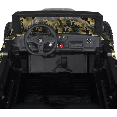 Детский двухместный электромобиль Багги Bambi Racer, камуфляж (M 4170EBLRS-18(24V))): Материал корпуса пластик