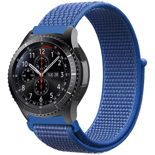 Ремінець BeCover Nylon Style Blue for Xiaomi Amazfit Bip / Bip Lite / Bip S Lite / GTR 42mm / GTS / TicWatch S2 / TicWatch E (705825)