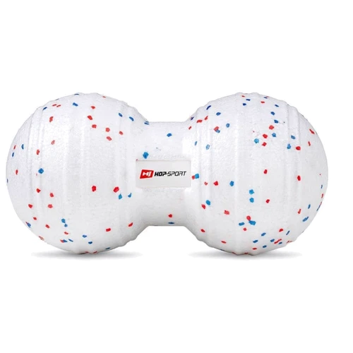 Мяч для фитнеса Массажный мяч двойной Hop-Sport EPP 120 мм HS-P120DMB white белый