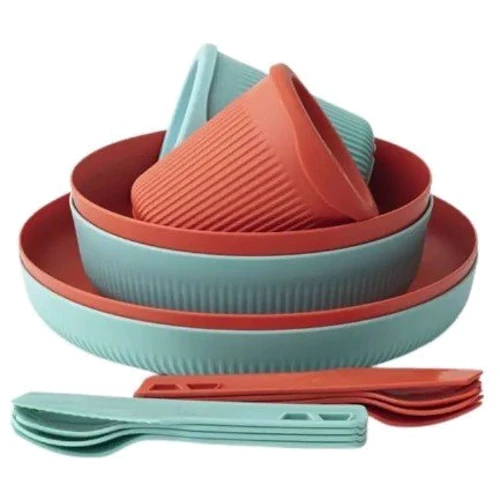Набор посуды Sea to Summit Passage Dinnerware Set, 2P, 14 Piece, Spicy Orange/Aqua Sea Blue (STS ACK037051-122123): Производитель Sea To Summit