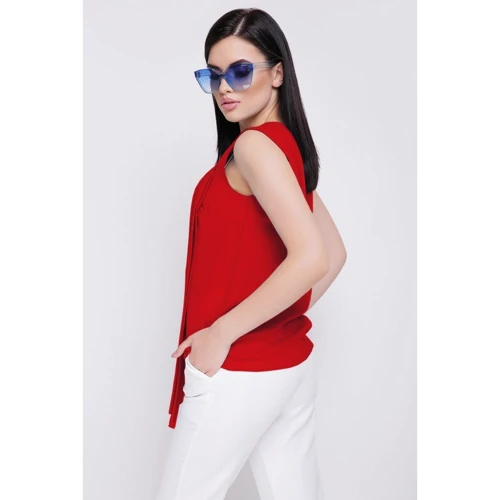 Блуза FashionUp BZ-1625B 44 червона без рукава: Сезон літо