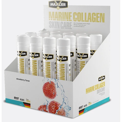 Maxler Marine Collagen Skin Care Коллаген со вкусом клубники 14x25 мл