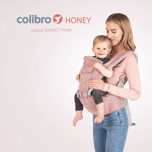 Эрго-рюкзак Colibro Honey Sweet pink, розовый