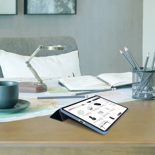 Аксесуар для iPad Macally Protective Case and Stand with Apple Pencil Blue (BSTANDM6-BL) для iPad mini 6 2021 фото 16