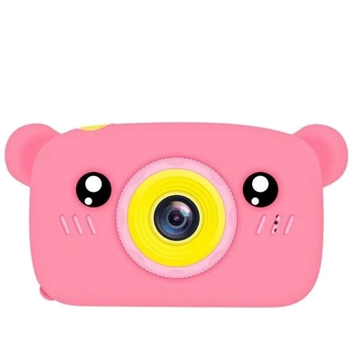Цифровий дитячий фотоапарат Baby Photo Camera Bear pink: Тип цифрова фотокамера