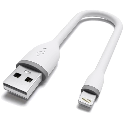 Кабель Satechi USB Cable to Lightning Flexible Charging 15cm White (ST-FCL6W): Тип USB 2.0, Lightning