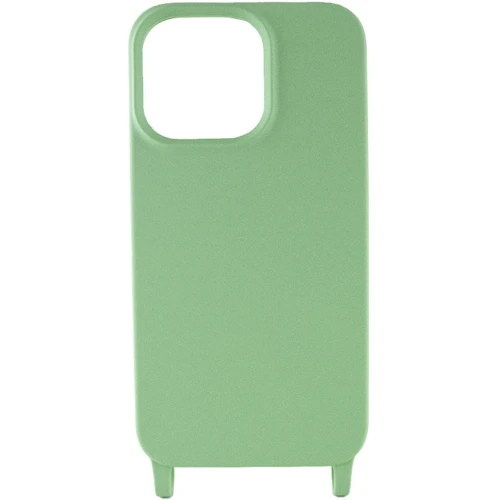 Чехол для iPhone TPU Case two straps California Pistachio for iPhone 11 Pro Max: Цвет зеленый
