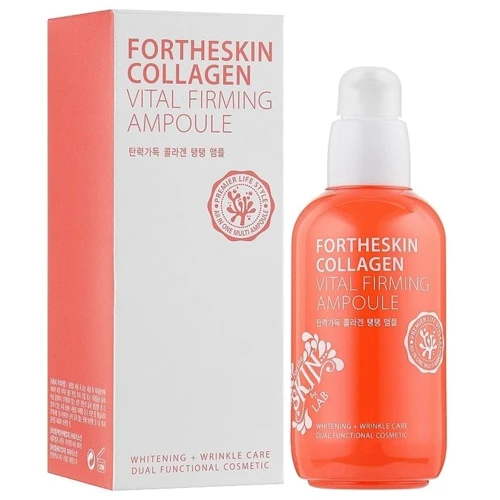 Fortheskin Collagen Vital Firming Ampoule Сыворотка для лица с коллагеном 100 ml: Время применения Универсальный