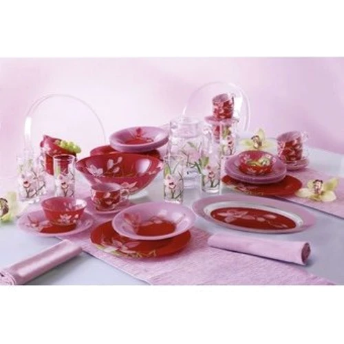 Столовий сервіз Сервіз столовий Luminarc AIME RED ORCHIS G3931 (38 + 7 пр.)