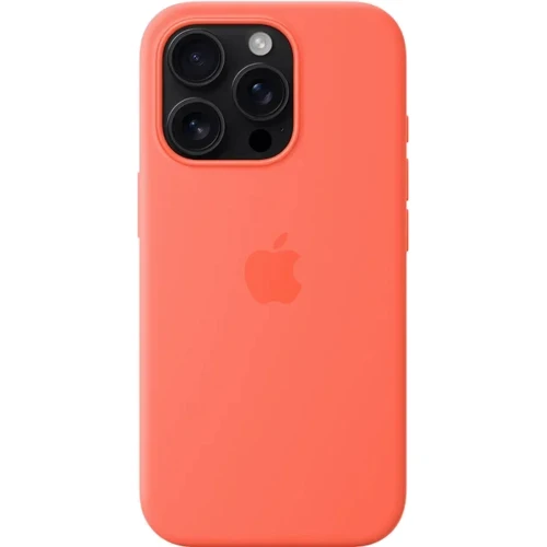 Чехол для iPhone Apple iPhone 16 Pro Silicone Case with MagSafe - Tangerine (MDFY4ZM/A): Тип чехла накладка на заднюю часть