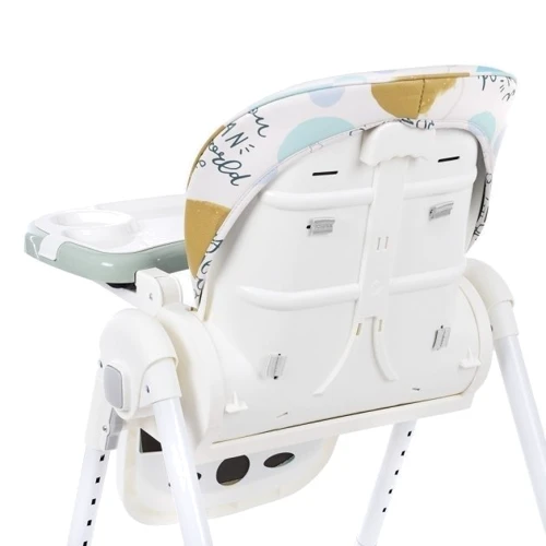 Стульчик для кормления Bambi голубой (M 5673-12): Наклон спинки 3 позиции