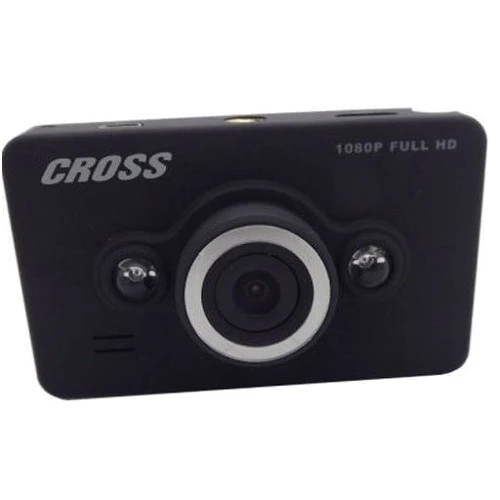 CROSS 500 HD Night: Оснащення акумулятор, дисплей, інфрачервона підсвічування (нічна зйомка), мікрофон, друк дати і часу на відео