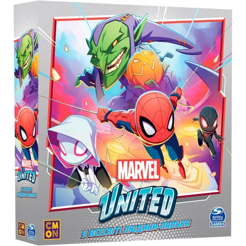 Настольная игра Geekach Games Marvel United: Во Вселенной Человека-паука (UA)