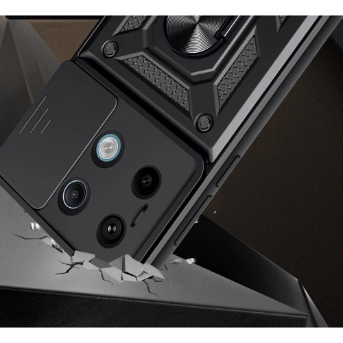 Чехол для телефонов BeCover Military Black for Xiaomi Poco X6 (711006): Цвет черный