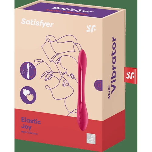 Масажер для пар Satisfyer - Elastic Joy (червоний)