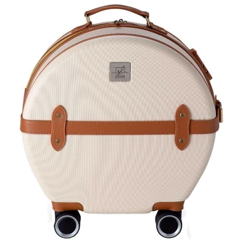 Чемодан Semi Line 20" (S) Ecru/Brown бежевый/коричневый (T5670-2): Тип Чемоданы
