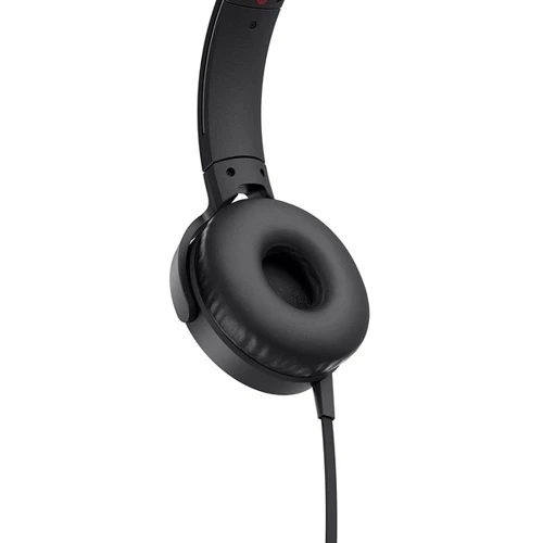 Наушники Sony MDR-XB550AP Black: Тип конструкции накладные