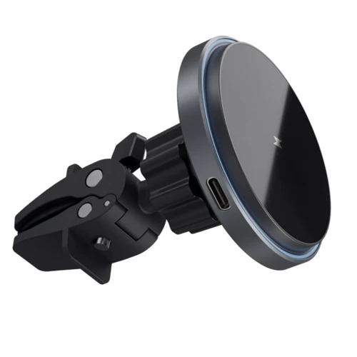 Держатель Proove Car Holder Wireless Charger Magic Circle 15W Silver: Совместимость Apple