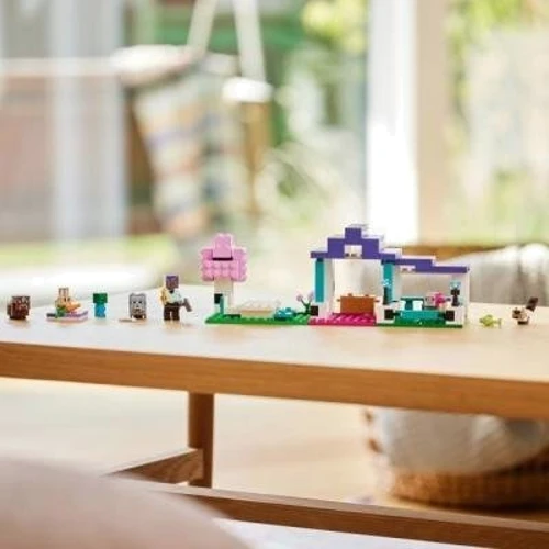 Конструктор LEGO Minecraft Приют для животных (21253): Количество деталей, шт. 206