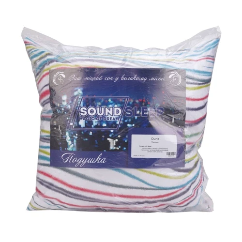 Подушка SoundSleep Dune антиалергенна 45х45 см (93606448): Наповнювач антиаллергенное синтетическое волокно