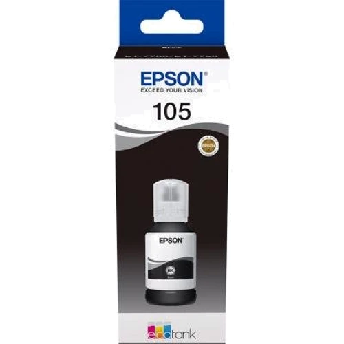 Чернила Epson 105 black pigmented (C13T00Q140): Цвет Black