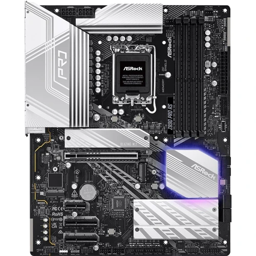 ASRock Z890 Pro RS: Разъемы на плате USB 3.2 Gen 2, USB 2.0, USB 3.2 Gen 1