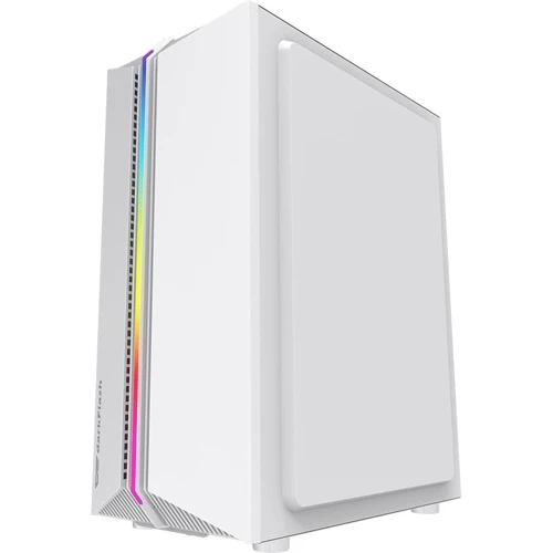 Корпус DarkFlash DK151 White: Матеріал передній панелі пластик и металл