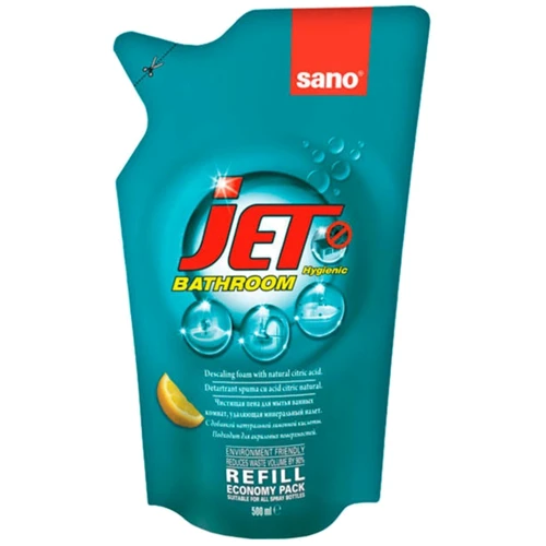 Засіб для чищення акрилових поверхонь Sano Jet Bathroom 500 мл