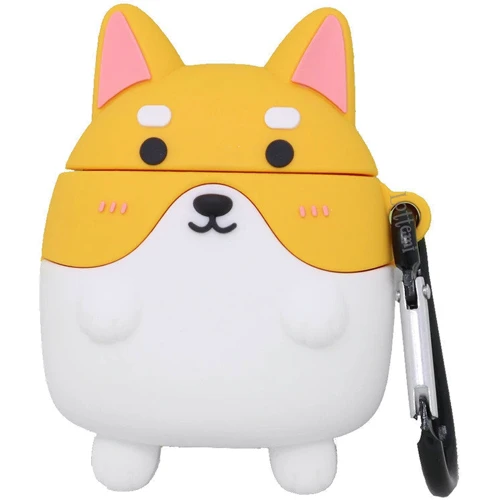 Чехол для наушников TPU Case Dogs Corgi Orange for Apple AirPods