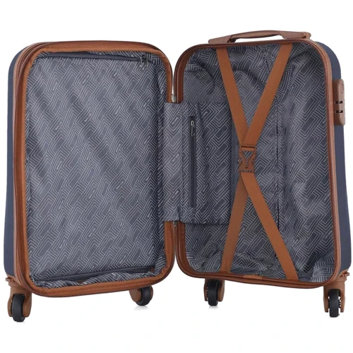 Чемодан Semi Line 20" (S) Navy (T5712-1): Тип ручки Телескопическая ручка, Короткая ручка