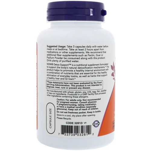 Now Foods Detox Support Veg Capsules 90 caps: Стать унісекс