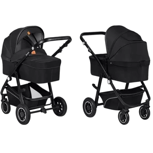 Универсальная коляска 3 в 1 Lionelo Bianka Black Onyx черная (LO-BIANKA 3IN1 BLACK ONYX): Количество блоков 3