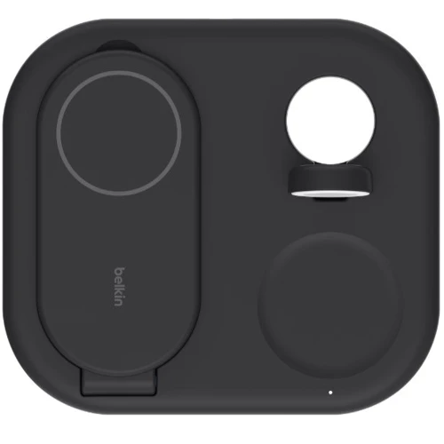 Зарядное устройство Belkin Wireless Charger Magnetic 15W Black (WIZ029VFBK) for iPhone 16 I 15 I 14 I 13 I 12 series, Apple Watch and Apple AirPods: Особенности USB-C