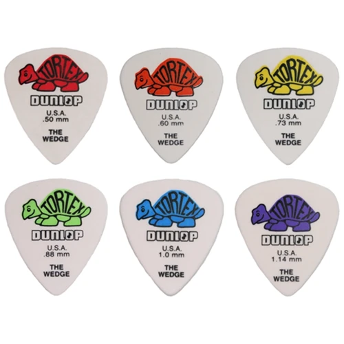 Медиатор Набор медиаторов DUNLOP 4240 TORTEX WEDGE CABINET: Тип Медиатор
