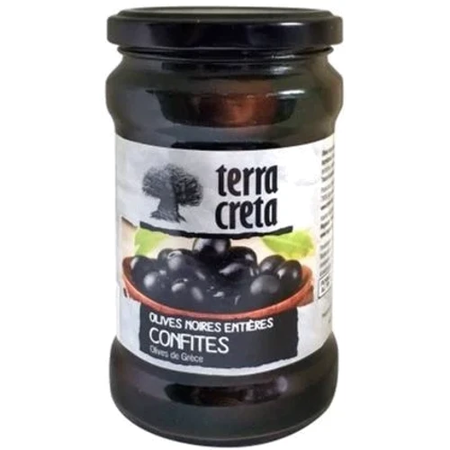 Оливки Terra Creta Грецькі цільні Каламата A La Grecque 280 г (5200101809396)