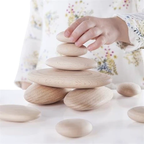 Набор блоков Guidecraft Natural Play Деревянный булыжник (G6771)