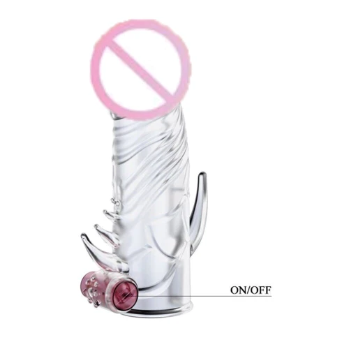 Насадка-презерватив Penis Sleeve с вибрацией, BI-010045Z-2