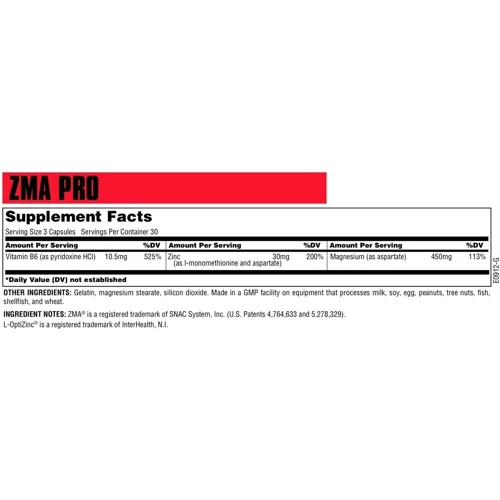 Бустер тестостерону Universal Nutrition ZMA Pro 90 caps: Форма випуску капсульованих