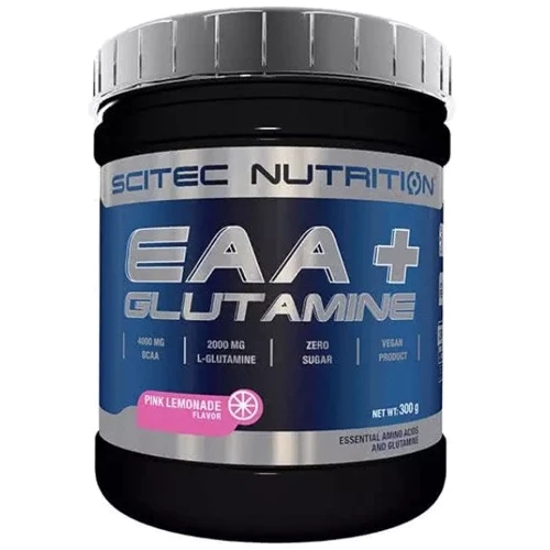 Аминокислота для спорта Scitec Nutrition EAA+Glutamine 300 g / 33 servings / pink lemonade: Вкус Розовый лимонад