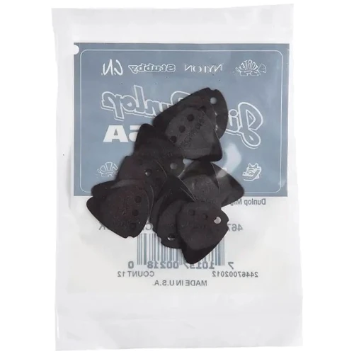 Медиатор Набор медиаторов DUNLOP 467R black TECKPICK ALUMINIUM Refill: Толщина  Толстые (0.74 - 1.0 мм)