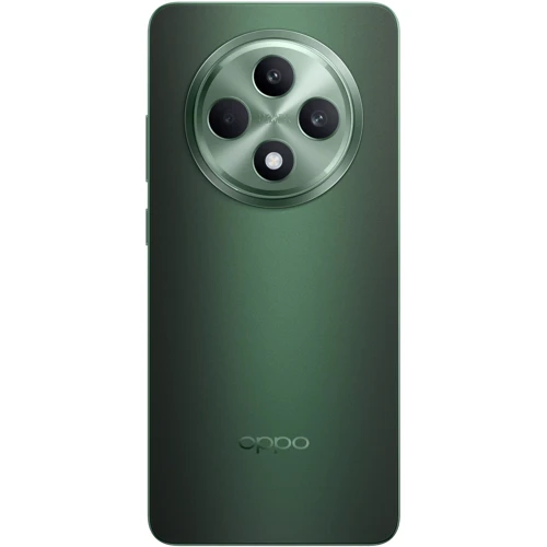 Смартфон Oppo Reno 12 F 5G 8/256GB Black Green (UA UCRF): Камера Тройная 50 Мп (f/1.8) + 8 Мп (f/2.2) + 2 Мп (f/2.4) / LED вспышка / HDR / Фронтальная 32 Мп (f/2.4)