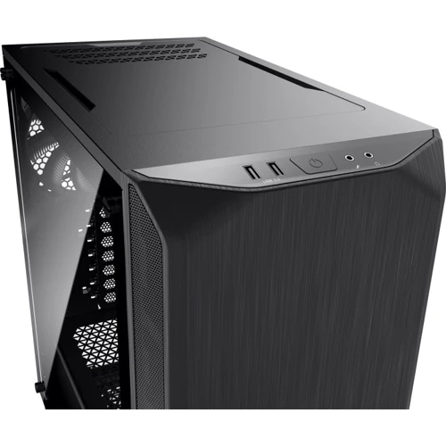 Корпус be quiet! Pure Base 500 Window Black (BGW34): Материал передней панели сталь
