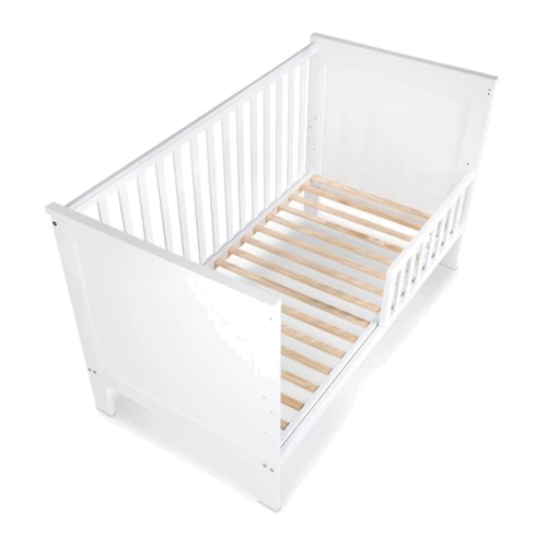 Детская кроватка Klups IWO 140х70 см с перегородкой белая