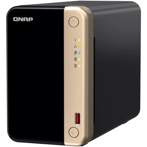 Сетевой накопитель (NAS) Qnap TS-264-8G: Предустановленные диски Нет