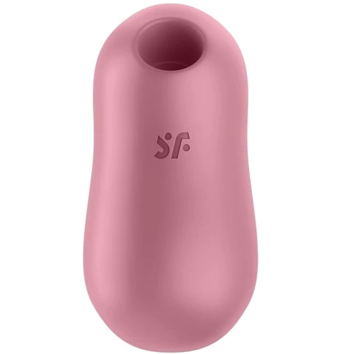 Вакуумный стимулятор с вибрацией Satisfyer Cotton Candy Light Red