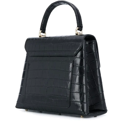 Жіноча сумка-сетчел Furla 1927 S Top Handle Bakpaco чорна (BAKPACOKO0000O6000): Фактура Тиснення, матова