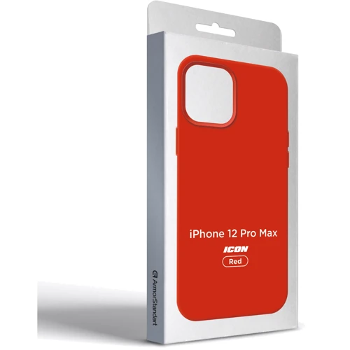 Чехол для iPhone ArmorStandart ICON2 Case Red for iPhone 12 Pro Max (ARM60576) фото 9